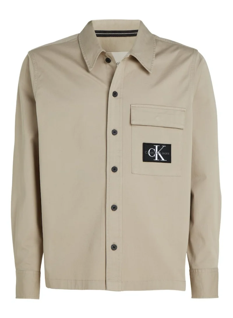 Calvin Klein Jeans Monogram Regular Fit Patch Pocket Shirt