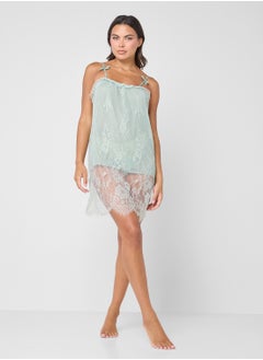 Ginger Lace Detail Slip Dress  - Image 4