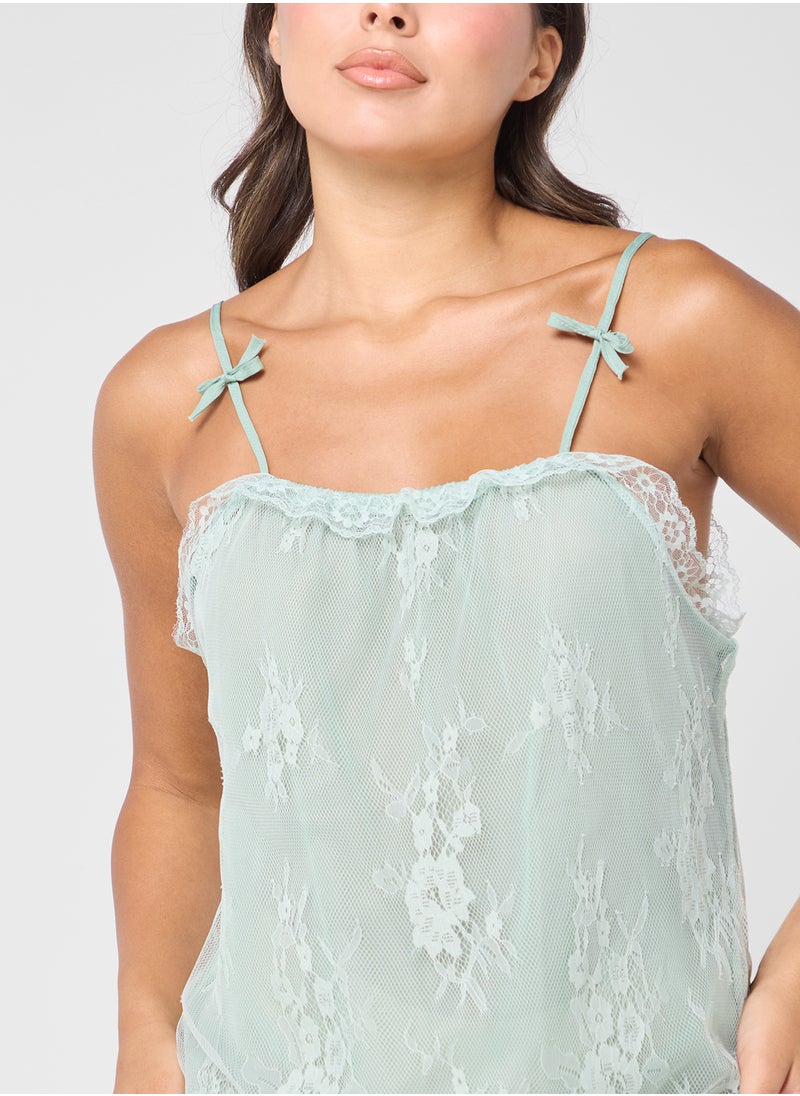 Ginger Lace Detail Slip Dress  - Image 3