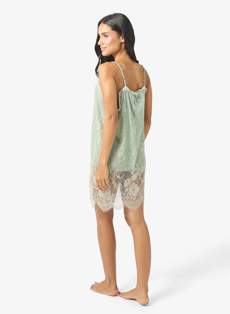 Ginger Lace Detail Slip Dress - Image 2