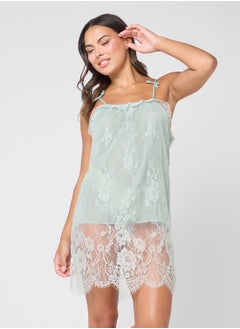 Ginger Lace Detail Slip Dress  - Image 1