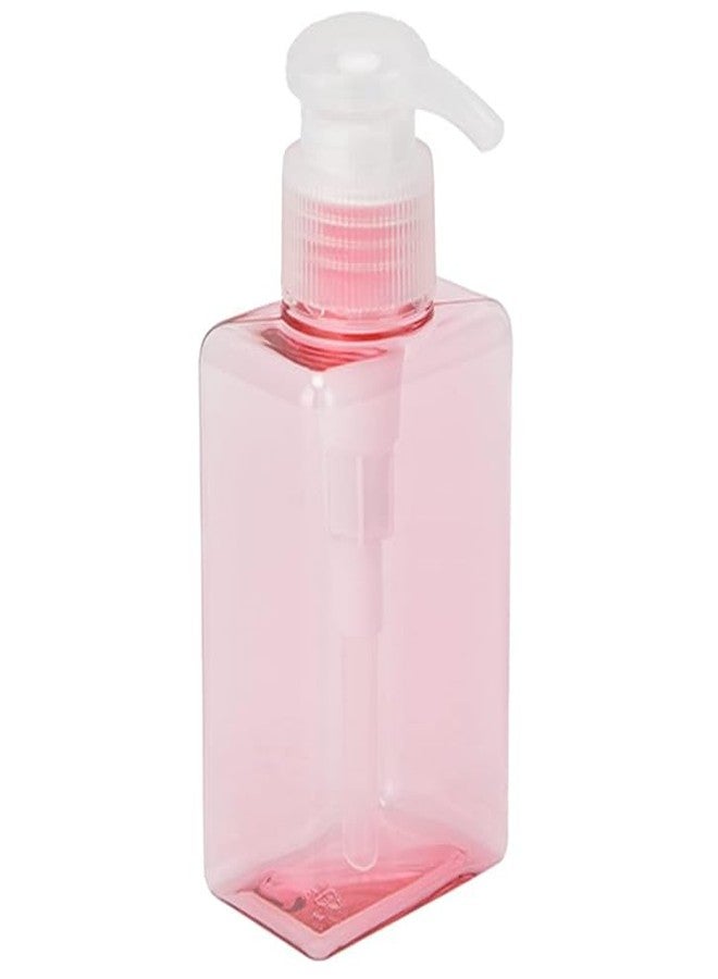 KIRA 100ML Empty Pump Bottle Dispenser for Lotion, Container for Travel, Shower Gel, Travel Bottles for Toiletries and Hand Soap (Pink) (Pack of 1) - Image 1