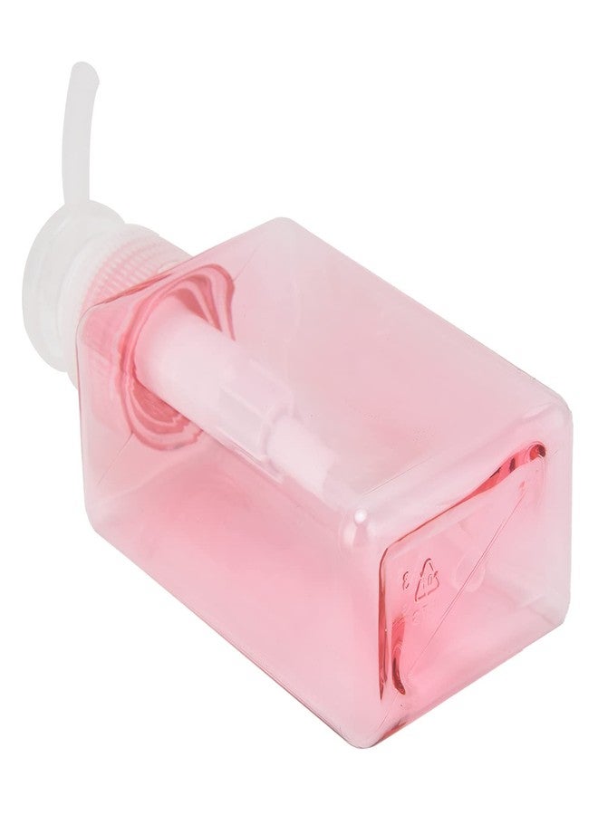 KIRA 100ML Empty Pump Bottle Dispenser for Lotion, Container for Travel, Shower Gel, Travel Bottles for Toiletries and Hand Soap (Pink) (Pack of 1) - Image 3