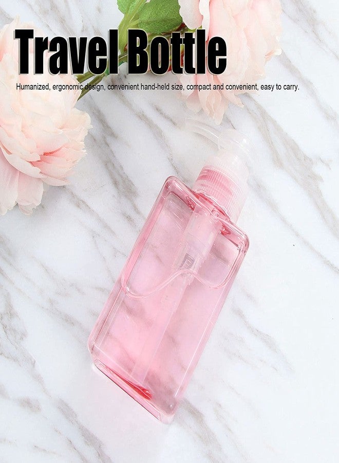 KIRA 100ML Empty Pump Bottle Dispenser for Lotion, Container for Travel, Shower Gel, Travel Bottles for Toiletries and Hand Soap (Pink) (Pack of 1) - Image 4