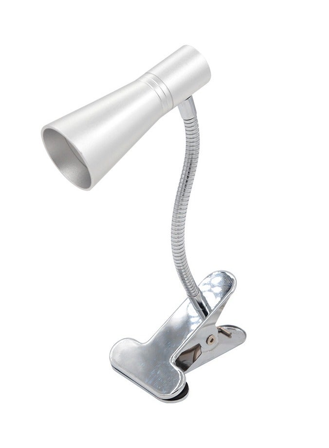 مصباح مكتب مِشبَك، ضوء قراءة USB، مصباح LED بعنق مرن مع 3 خيارات لدرجة حرارة اللون للعمل والدراسة. - Image 1