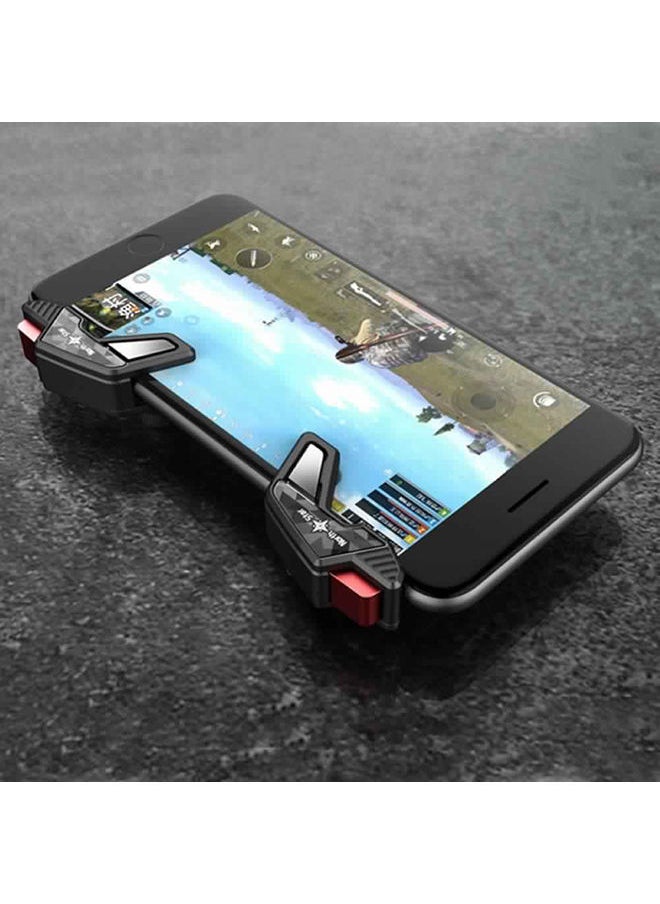 NIBEMINENT - 2Pcs S8 Mobile Phone Game Controller Fire Button Shoot Trigger Handle for PUBG - wireless - Image 1