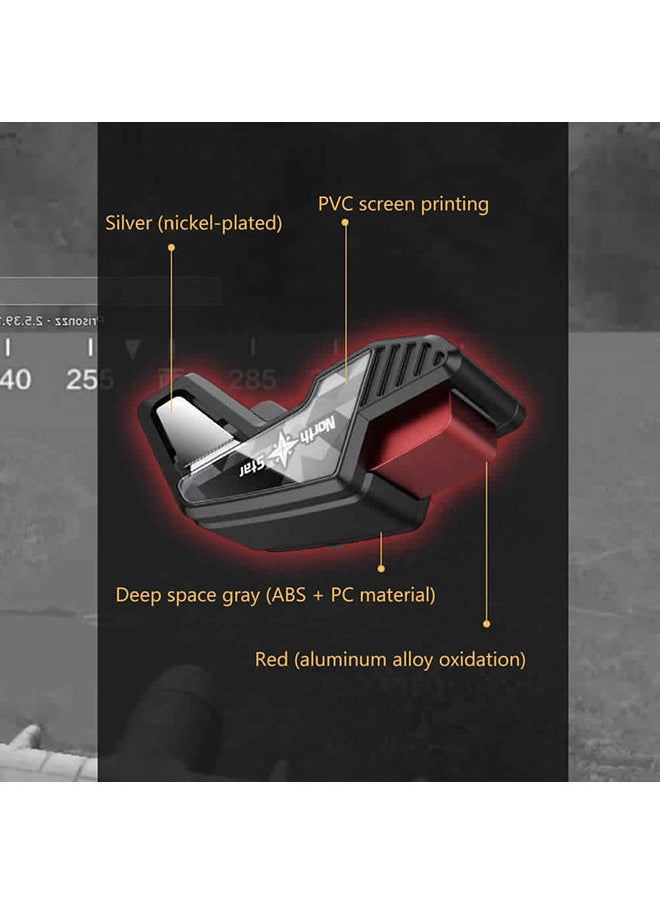 NIBEMINENT - 2Pcs S8 Mobile Phone Game Controller Fire Button Shoot Trigger Handle for PUBG - wireless - Image 1