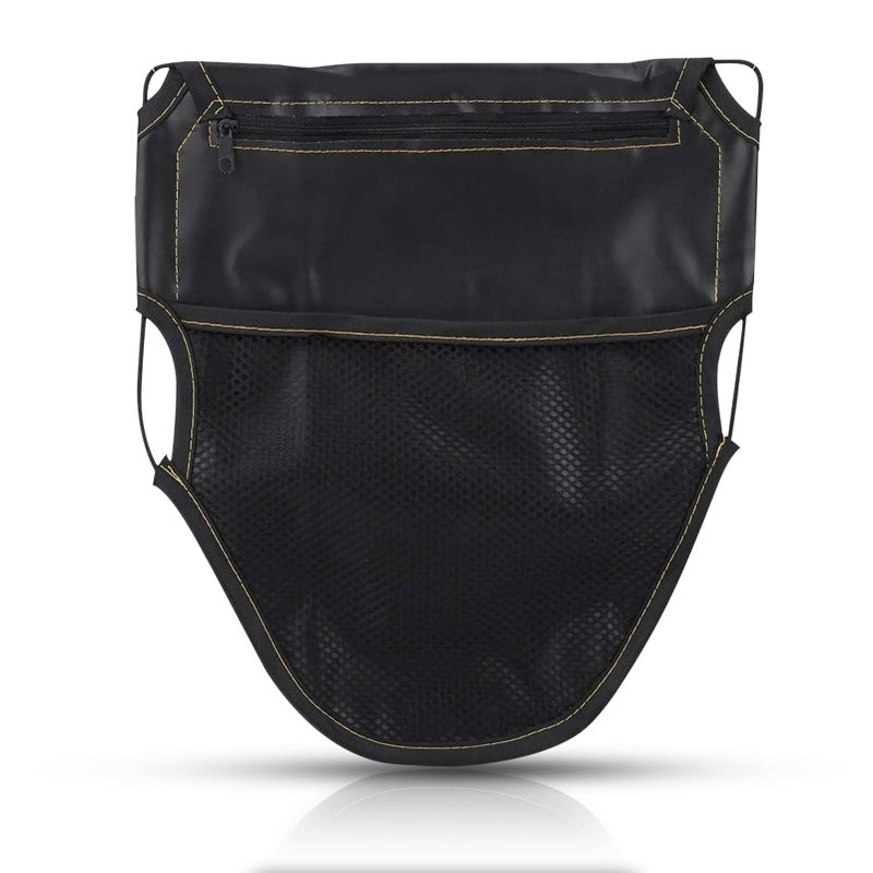 Agatige Motorcycle Underseat Bag, PU Leather Under Seat Storage Bags Saddle Luggage Bags for Motorcycle Scooter - Image 1