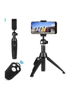 H8 Professional Universal Premium Portable Bluetooth Tripod Selfie Stick Aluminium Rod, Monopod, Handheld Lightweight Selfie Tripod 3-in-1 with Remote Shutter