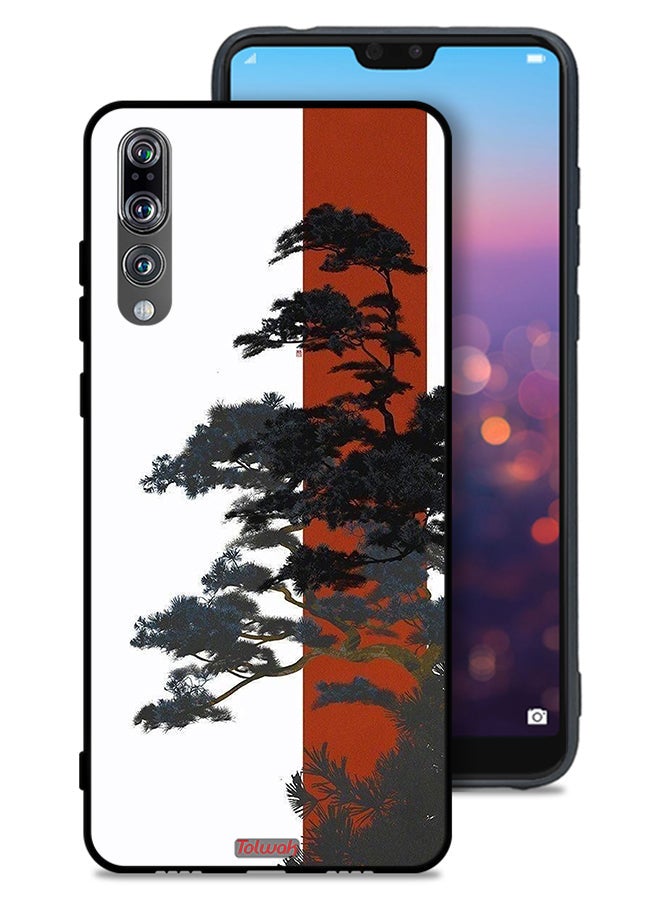 Tolwak Huawei P20 Pro Protective Case Cover Tree Artwork - Image 1