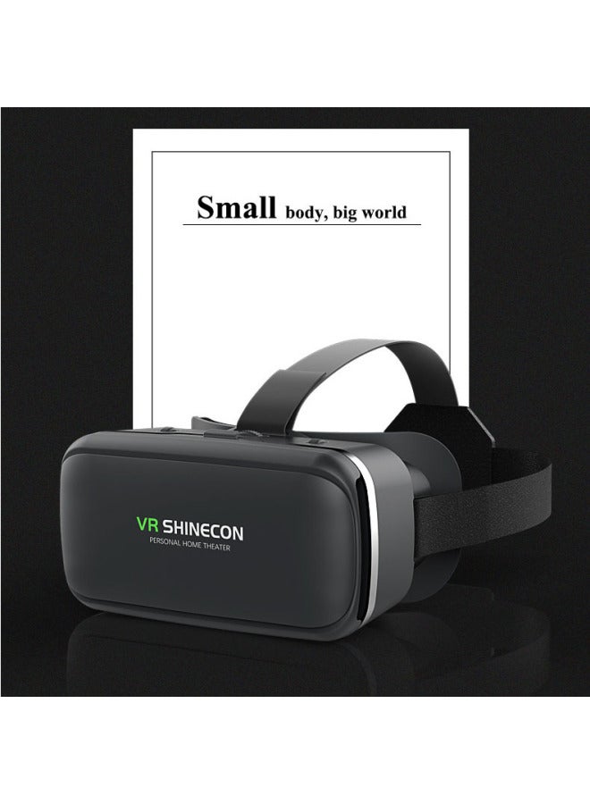 Cross-mirror VR SHINECON VR Glasses Thousand Magic 6 Generation G04 3D Mobile Phone Virtual Reality Helmet Panoramic Spot-Color:Handle Y1-Black - Image 2