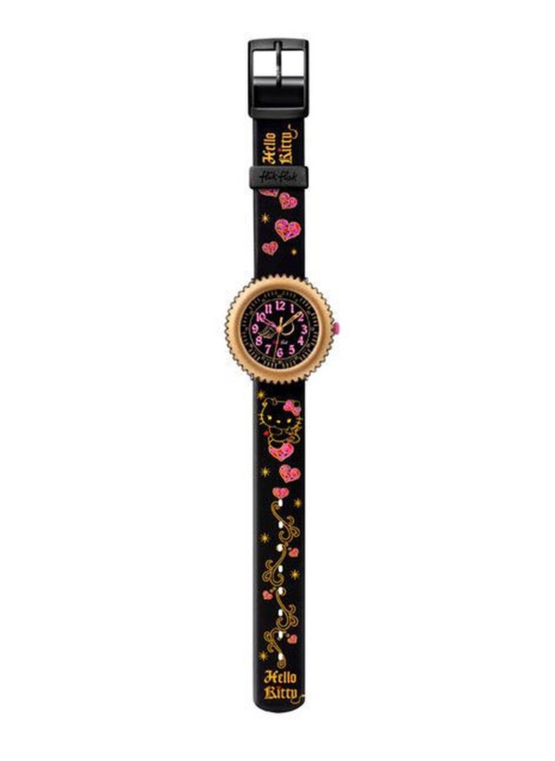 Swatch - Girls Hello Kitty Devilish Quartz Movement Water Resistant Wrist Watch - 25 Mm - Image 1