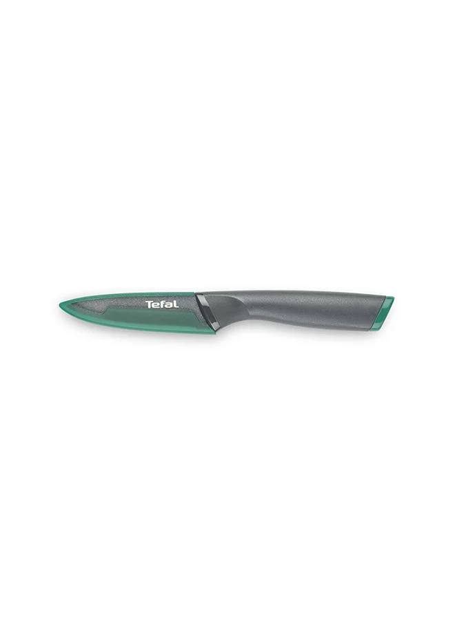 Tefal 2-Piece Stainless Steel Fresh Kitchen Knife Set Includes Chef Knife 15 cm, Pairing Knife 9 cm With Cover