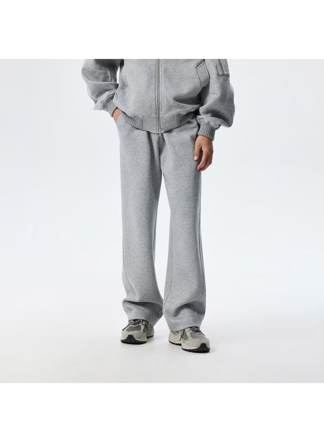 Chinism Ch Men's Pants, American Style, 370g Air Layer Sweatpants, Sports Pants, Skin-friendly Straight-leg Casual Pants, Ccya32n1013 - Image 1