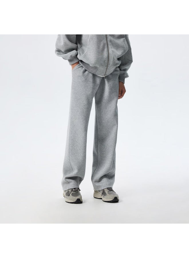 Chinism Ch Men's Pants, American Style, 370g Air Layer Sweatpants, Sports Pants, Skin-friendly Straight-leg Casual Pants, Ccya32n1013 - Image 2
