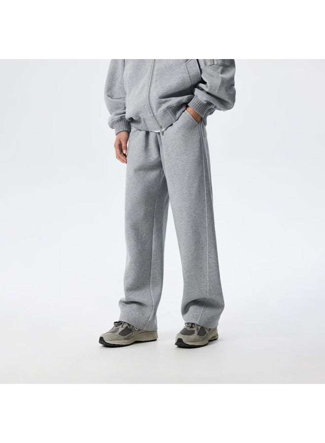 Chinism Ch Men's Pants, American Style, 370g Air Layer Sweatpants, Sports Pants, Skin-friendly Straight-leg Casual Pants, Ccya32n1013 - Image 3