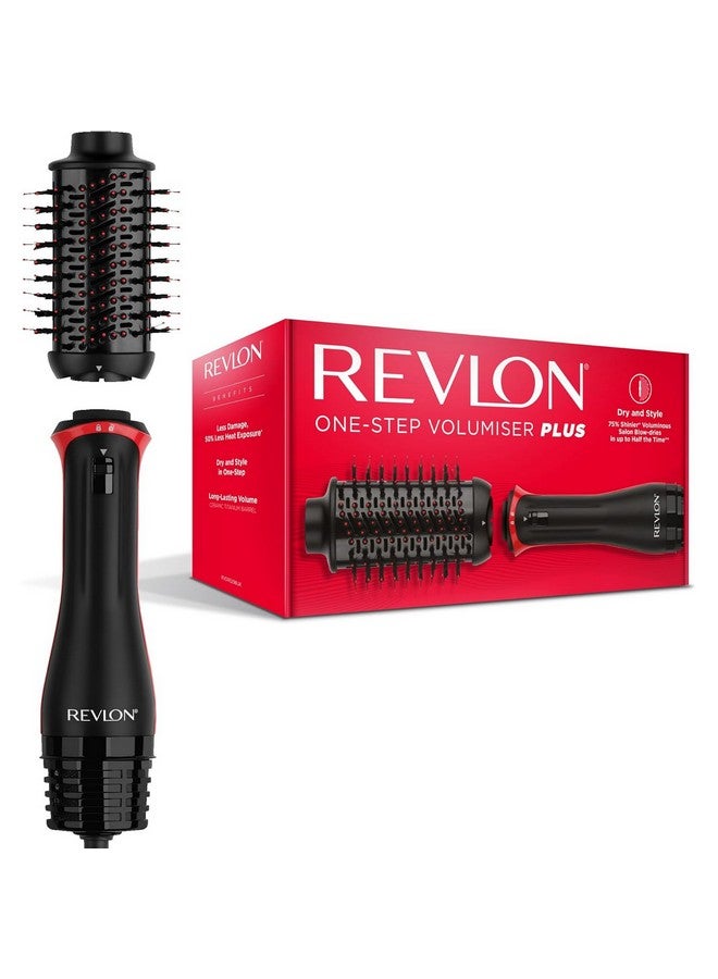 ريفلون مجفف ومكثف شعر مع رأس قابل للفصل لتكثيف الشعر وتصفيفه في خطوة واحدة 1100 واط أسود وأحمر 15 × 10 × 28 سم RVDR5298ARB - Image 1