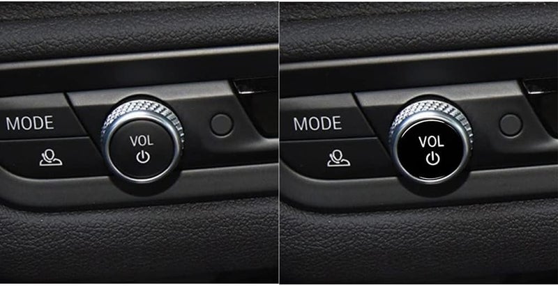 woobles Vol Button, Center Console Media Control Knob Covers Car Volume Knob Cover Replacement Compatible with G26 X3M X4M F97 F98 X3 X4 G02 G01 G14 G15 G16 X5 X6 G05 G06 - Image 3