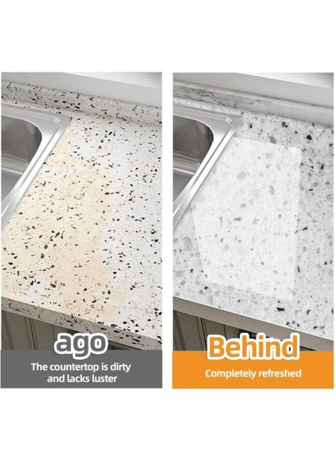 Eoptify Kitchen Wallpaper Oil Proof Waterproof Stickers, Backsplash Wall Protector, Transparent Self-Adhesive Temperature Resistant Foil  - Image 5
