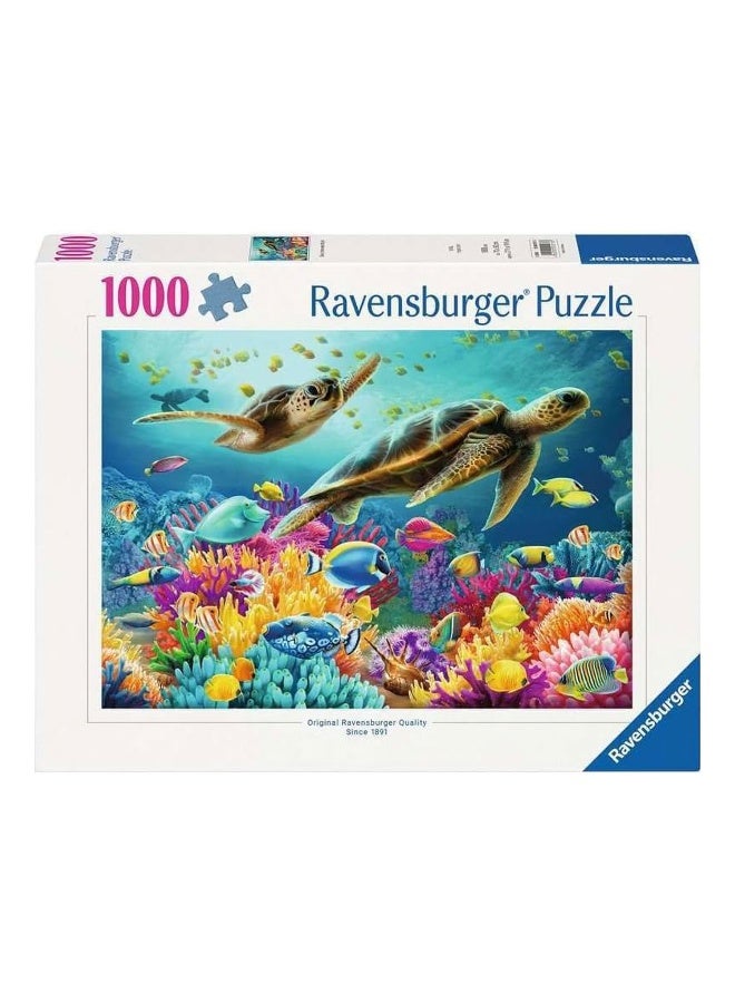 Ravensburger بازل رافنسبورجر عالم تحت الماء الأزرق 1000 قطعة - Image 1