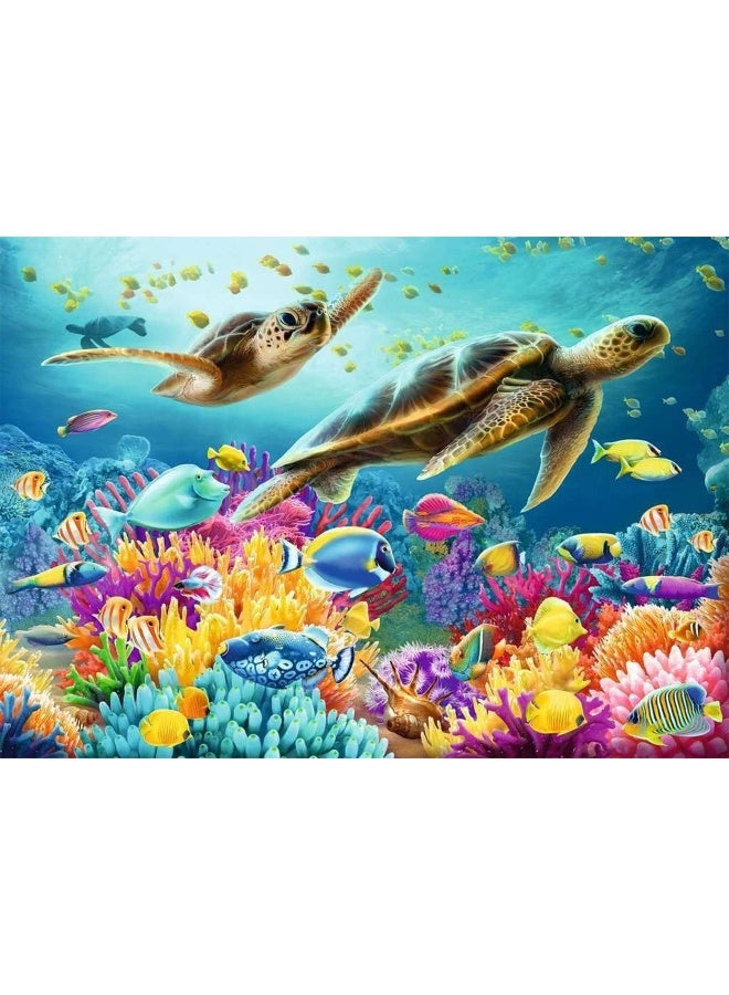 Ravensburger بازل رافنسبورجر عالم تحت الماء الأزرق 1000 قطعة - Image 2