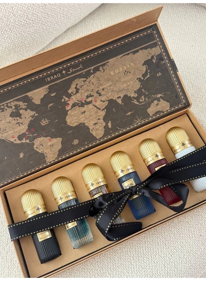 IBRAQ Mini The Tobacco Perfume Collection by Ibrahim Al Qurashi (6 × 20 ml) - Image 1