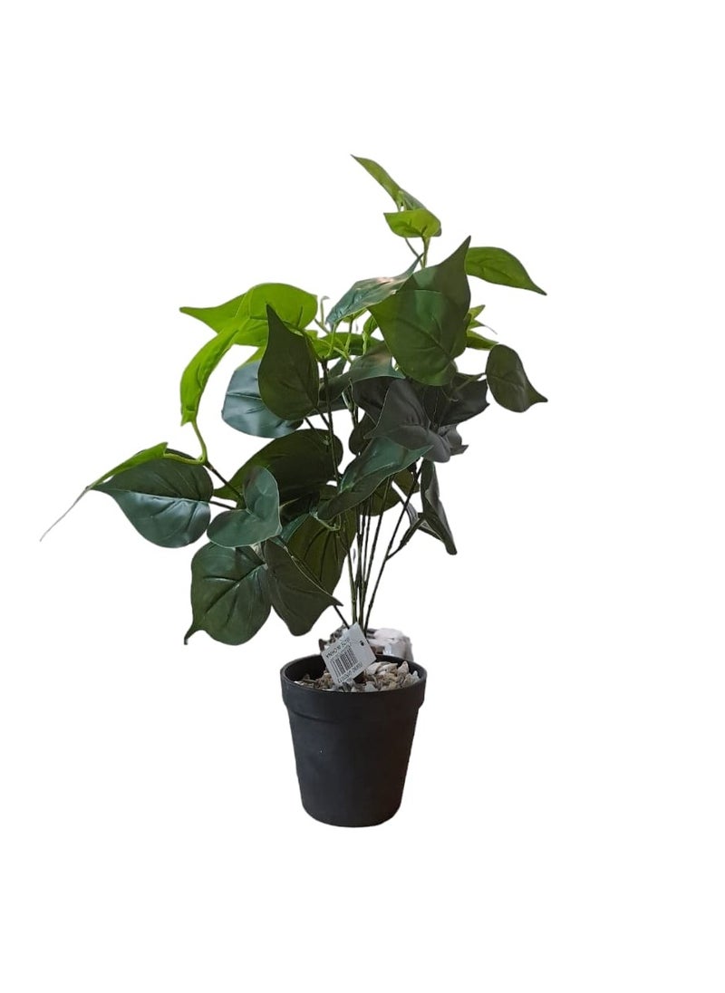 AL KHALDIYA Artificial tree planted in a green pot, 30 cm  - Image 2