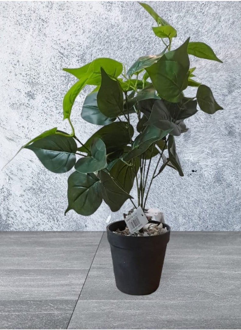 AL KHALDIYA Artificial tree planted in a green pot, 30 cm  - Image 1