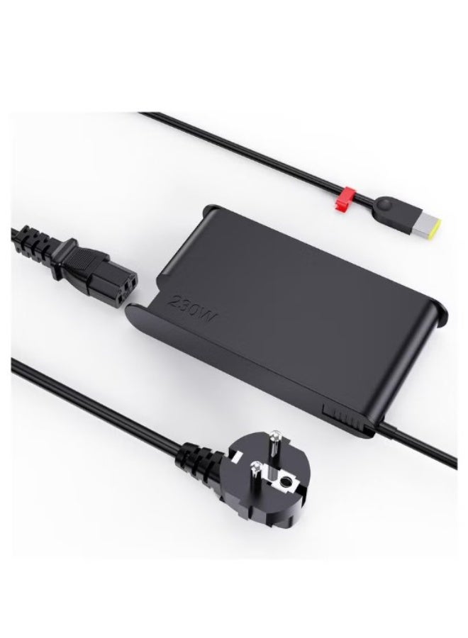 Terabyte 230W Legion Slim 5 Charger Compatible With Lenovo Legion 5 7 5P C7 S7 Y920 Y910 Y900 Y740 Y730 Y520 Y7000P ThinkPad P16 P15 P73 P52 P70 ThinkBook 16p Gen 4 ADLL 230SCCc 3A ADL230NLC3A power s