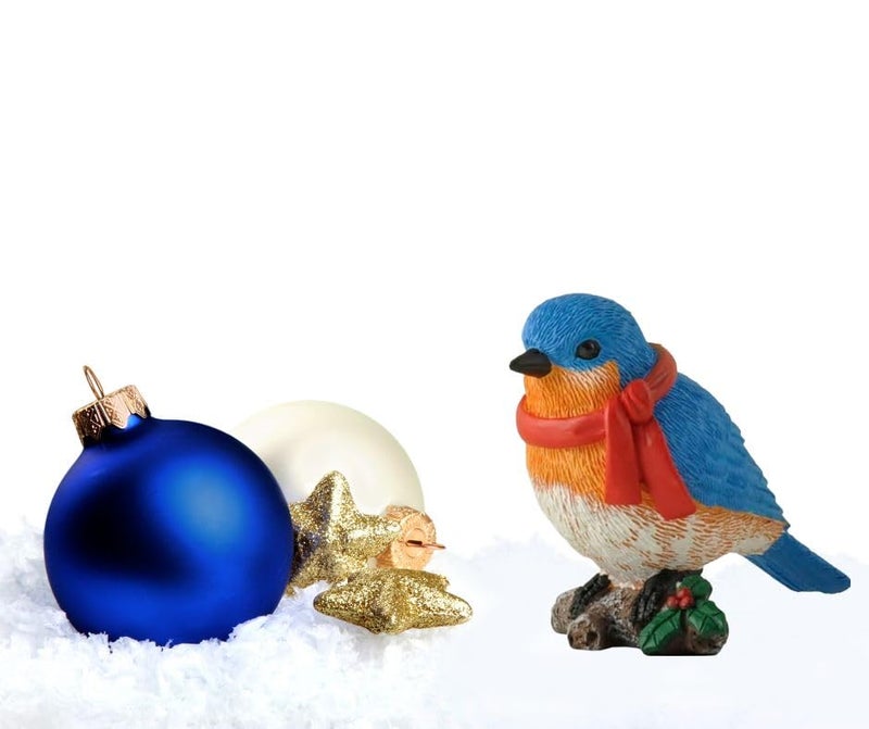 JFSM INC. Bluebird Hanging Ornament - Christmas Ornament - Ornament for Christmas Tree - Festive Holiday Ornament- Bluebird Gifts  Bluebird Ornaments  Gifts for Bird Lovers  Bird Watcher Gift - Image 5