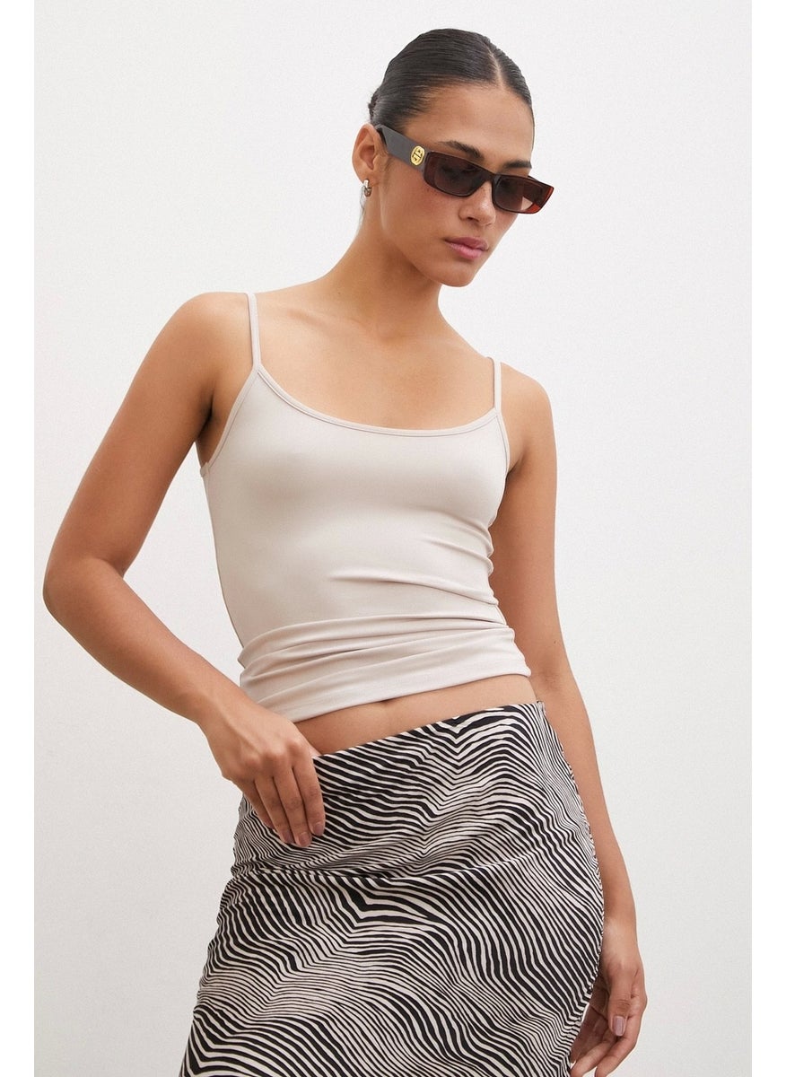 Never More Strap Top Mink  - Image 3