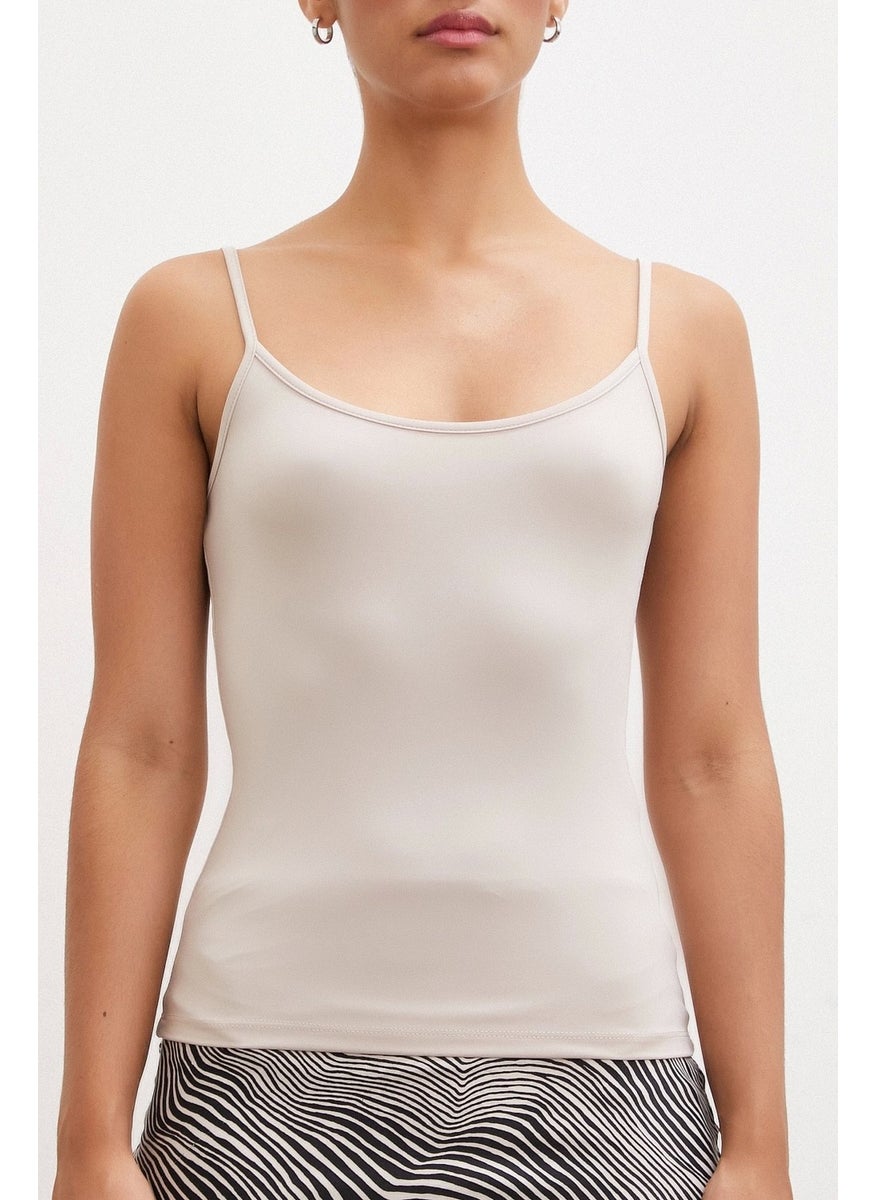Never More Strap Top Mink  - Image 4