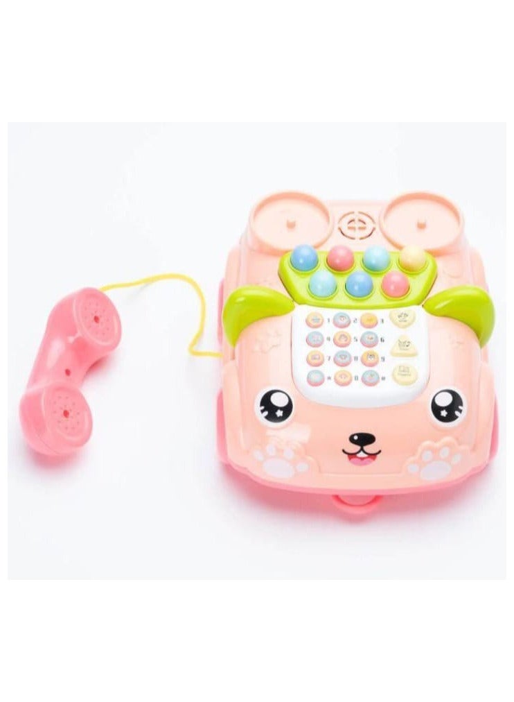 Educational landline phone game to develop children's skills with sound, music and light - Image 3