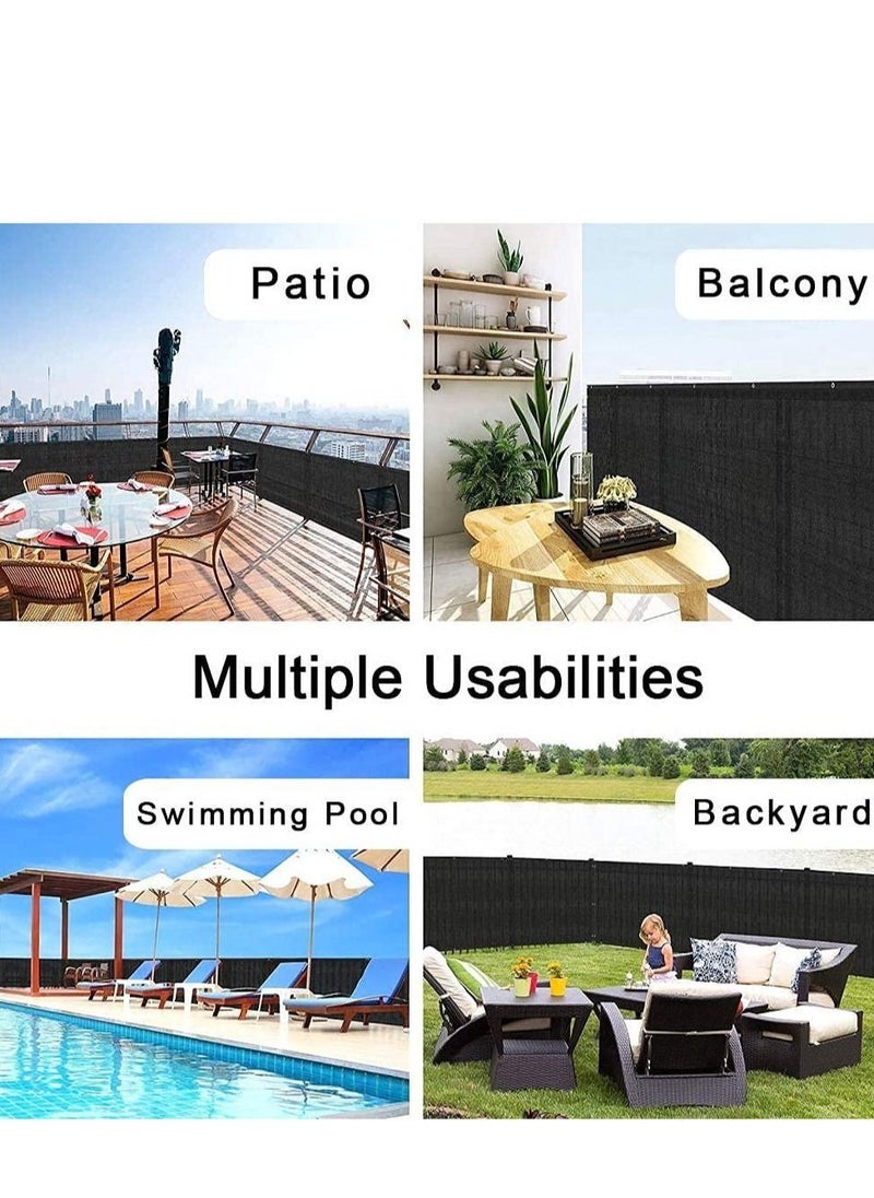 Generic - Balcony Privacy Screen Cover Balcony Shield Screens Net for Outdoor Backyard Patio Balcony Shading Protection 0.9*5M - Image 1