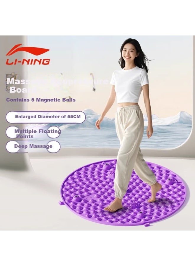 Li-Ning Li-ning Acupressure Board For Slow Running, Special Foot Massage Pad For Indoor And Outdoor Stationary Running, Circular Toe Pressure Plate For Foot Massage  - Image 1