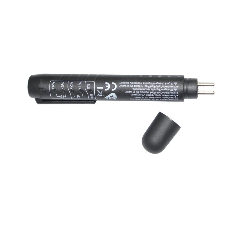 ITEQ Brake Fluid Liquid Tester Pen with 5 LED Indicators Calibrated For DOT3 DOT4 Brake Fluid