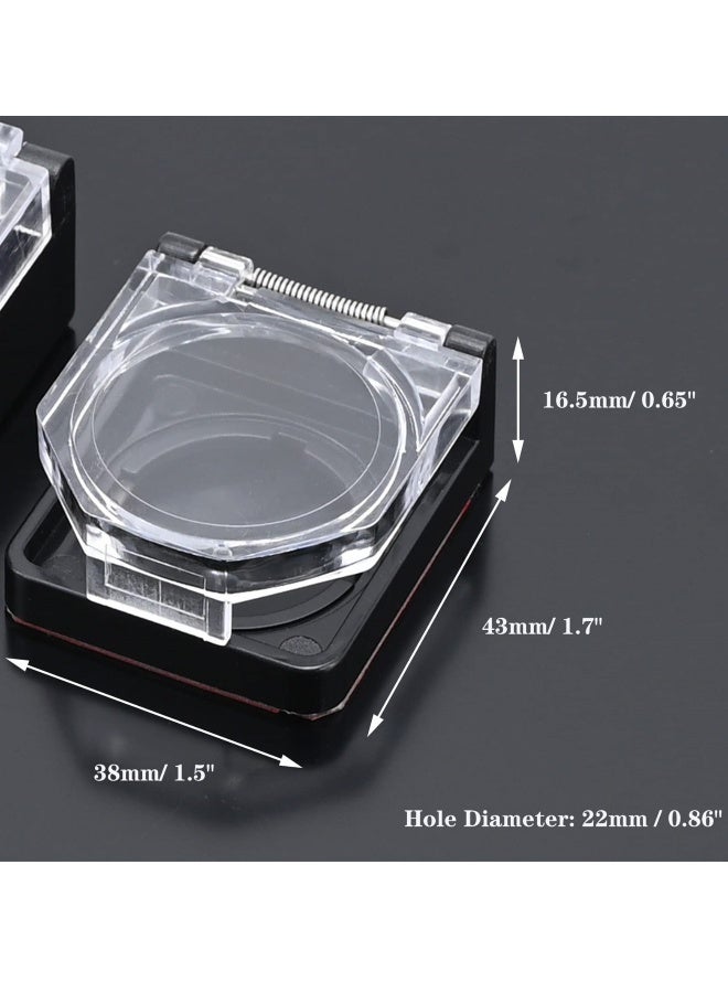 غطاء واقي لزر الطاقة الأمان ضد الغبار، يناسب زر الطاقة بقطر 22 ملم، مثالي لأجهزة الكمبيوتر، أجهزة الكمبيوتر المكتبية، 4 قطع - Image 2
