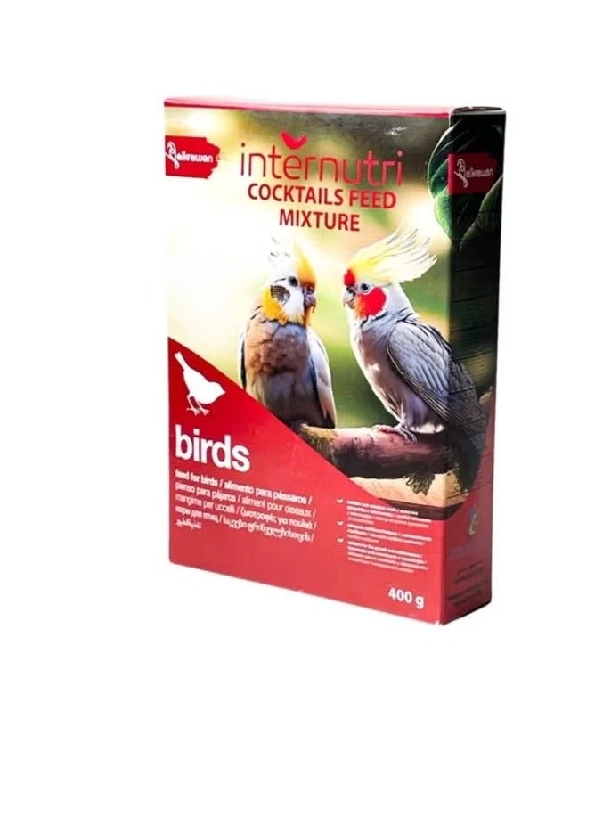 إنتر نوتري طعام الطيور و ببغاء الكوكاتيل طعام متنوع 400g - Image 2
