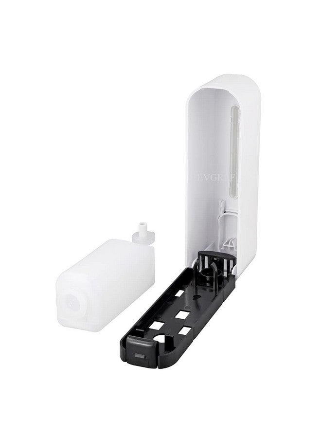 EVGREF Plastic By Evergreen Heavy Duty Wall Mount Liquid Soap Dispenser 350 Ml (Pack Of Black And White) - Image 4