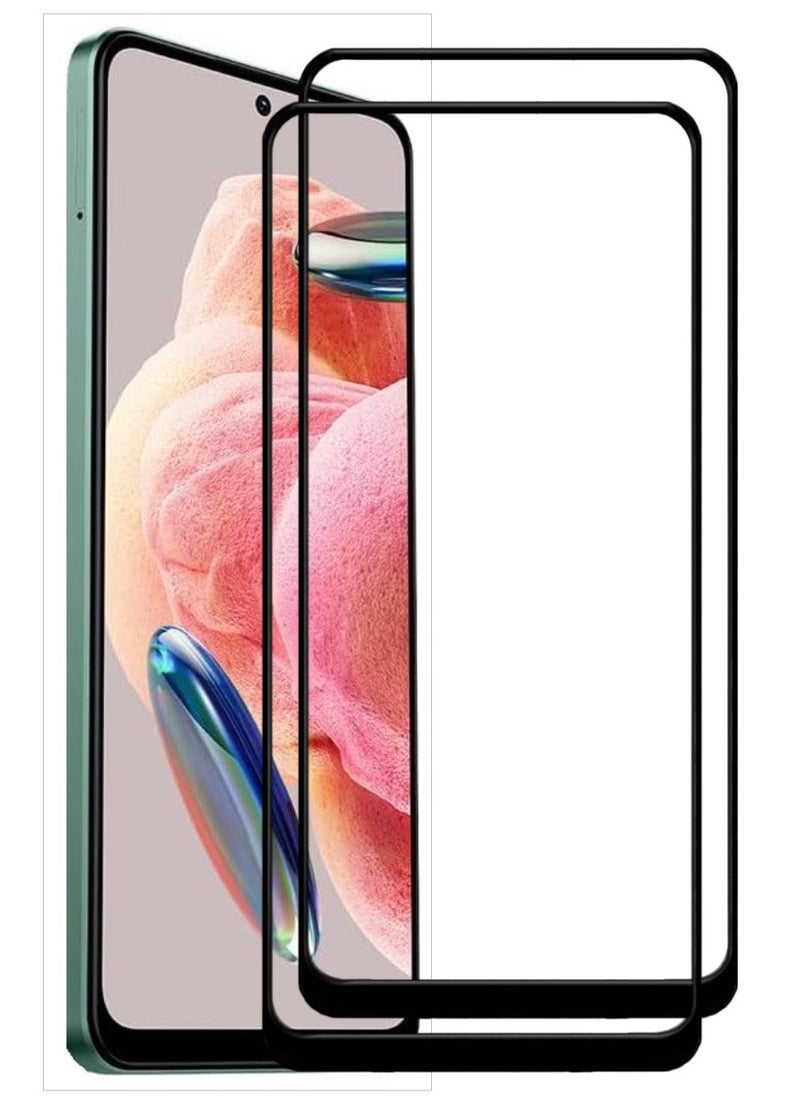 أكاليكس قطعتين، حماية شاشة،  لهاتف شاومي ريدمي نوت 12 4G، جودة ممتازة. - Image 1