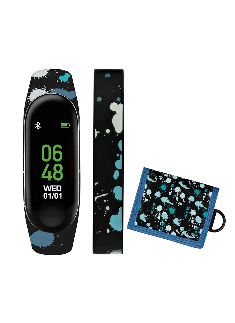 تيكرز Boy's Digital Oval Shape Silicone Wrist Watch TKS01-0015-SET - 18 Mm