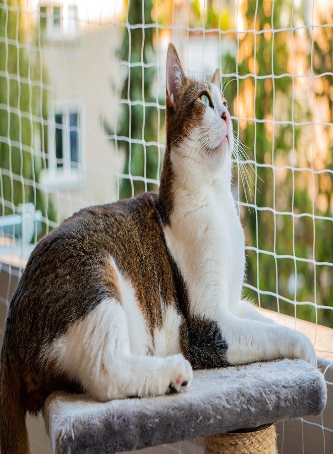 AIYGO Cat Balcony Netting 10 * 26ft Cat Anti-Fall Netting Duralble Nylon Balcony Screen for Pets Pet Safty Netting for Balcony, Windows and Patio - Image 1
