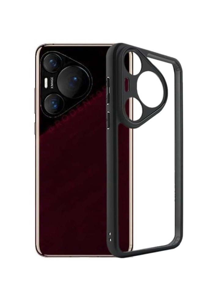 Huawei Pura 70 Case, Military-Grade Drop Protection, Shock-Absorbing Corners, Yellowing Resistant, Scratch Resistant, Air Armor Clear Phone Cover for Huawei Pura 70 Clear Black - Image 1