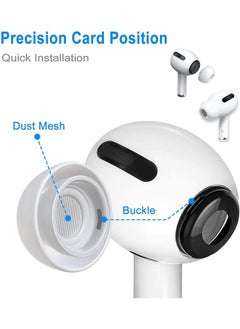 Ant 12-Pieces Replacement Ear Tips for AirPods Pro, White Silicone Memory Foam Ear Buds with Portable Storage Box (S/M/L, White)  - Image 5