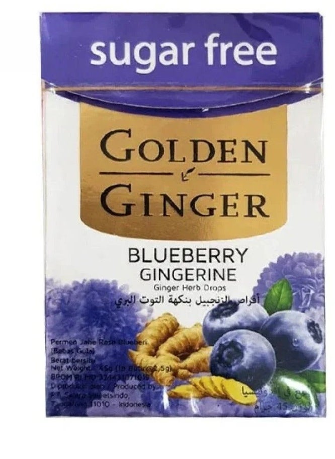 GOLDEN GINGER Cranberry Flavored Sugar-Free Ginger Lozenges Soothing and Moisturizing Throat Lozenges - 45g  - Image 3