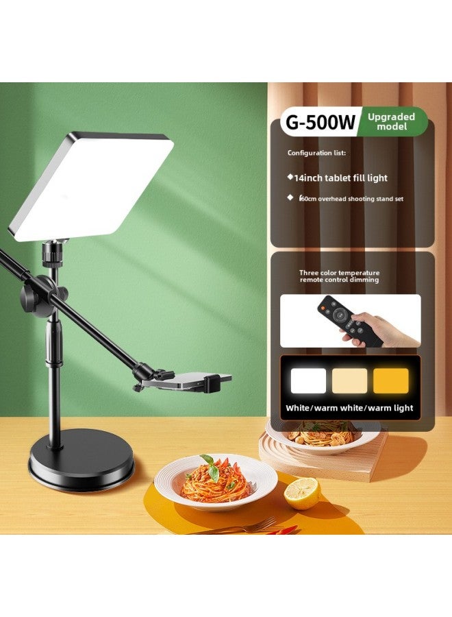 Food Fill Light Led Photography Professional Studio Anchor Desktop Still Life Jewelry Kitchen Dishes Light-Light Source Color: + Desktop Overhead Shooting  - Image 1
