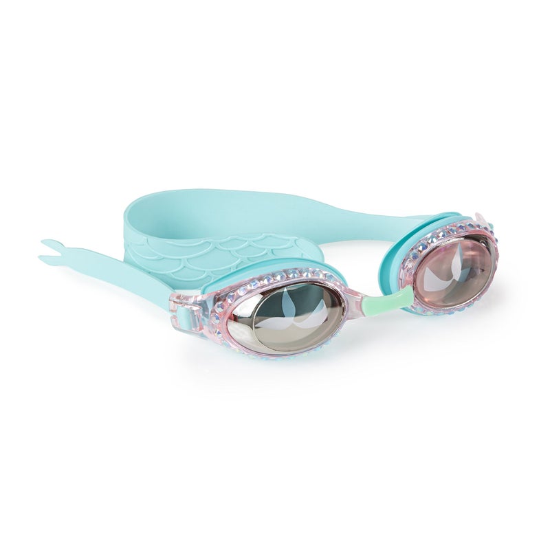 Bling 2O Girls' Purple Candy Kids Swimming Goggles (Ages 3+ up) - UV Protection, Latex-Free, 100% Silicone Material - Includes Anti-Fog & Adjustable Nose Piece - Image 1