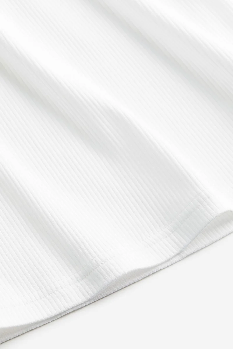 اتش اند ام Ribbed cotton vest top