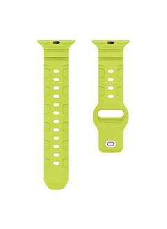Recoppa Compatible with Apple Watch Band 49mm 45mm 44mm 42mm Band for Men Women, Soft Silicone Replacement Bands for iWatch Ultra 2 Series 9/8/7/6/5/4/SE, Bright Green 42mm/44mm/45mm/49mm  - Image 2