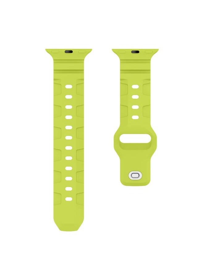 Recoppa - Compatible with Apple Watch Band 49mm 45mm 44mm 42mm Band for Men Women, Soft Silicone Replacement Bands for iWatch Ultra 2 Series 9/8/7/6/5/4/SE, Bright Green 42mm/44mm/45mm/49mm - Image 1